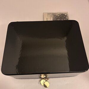 YSL Beauté Makeup Case Set | 3-Piece Vanity & Cosmetic Storage | Black Patent |